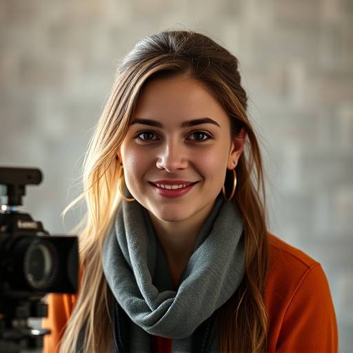 Retrato de Sofía Martínez, Editora de Vídeo.